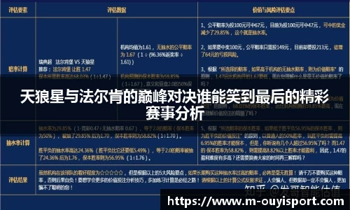 天狼星与法尔肯的巅峰对决谁能笑到最后的精彩赛事分析